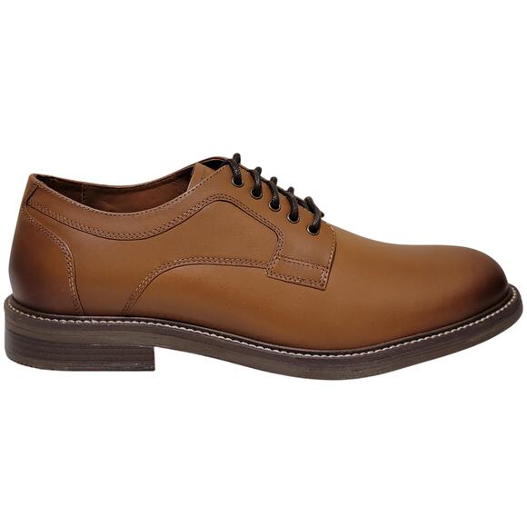 Dockers Men Lace Up Derby Oxfords Ludgate Size US 10M Butterscotch Brown Leather
